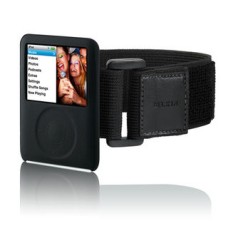 BELKIN IPOD NANO 3G BLACK SILICONE ARMBAND F8Z214EA