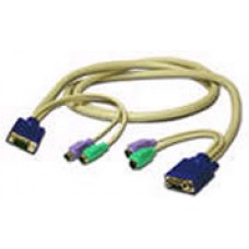 KVM CABLE STAR TYPE HD15M & 2X PS/2 M 2M 11.01.5402