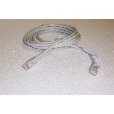 GREY 3 METRE CAT 6 RJ45 SHIELDED CABLE W BOOTS