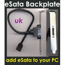 SATA CABLE TO E-SATA PORT ON BRACKET FOR CASE