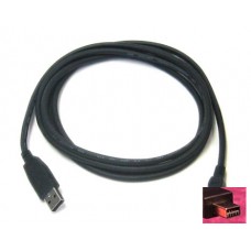 BLACK 1.2M USB A TYPE TO MINI B CAMERA CABLE