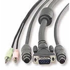 BELKIN OMNIVIEW KVM W/AUD 3M CABLE SET F1D9100-10