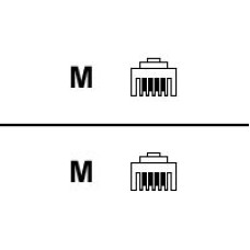 BELKIN MOD P/CORD RJ11 TO RJ11 14.2M F8V100-50-IV