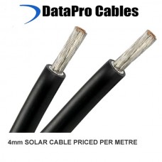 DATAPRO 4MM SOLARFLEX SOLAR CABLE BLACK PV1-F OUTDOOR [04DTP3736]