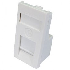 CAT5E KEYSTONE JACK 25MM X 50MM WHITE RJ45 DATAPRO