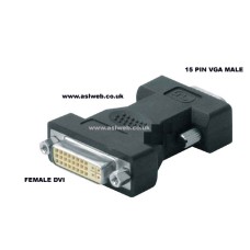 ASL STARTECH DVI FEMALE TO VGA 15 PIN MALE