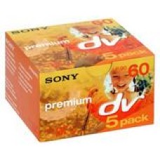 SONY MINI DV CAM TAPE 60M IN 5PCK PREMIUM 5DVM60PR