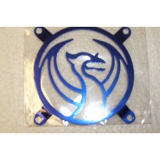 LASER CUT FAN GUARD 8CM DRAGON BLUE [P/N  FGDB]