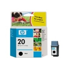 HP NO.20 BLACK INK 28ML 4 55 PAGES [P/N C6614DE]