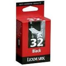 LEXMARK NO32 BLACK INK CA RTRIDGE [P/N 18C0032E]