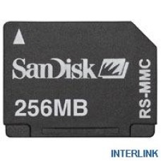 SANDISK 256MB RS-MMC W/EX TENDER SDMRJ-256-E10M