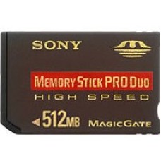 SONY MEMORY STICK PRO DUO 512M MSXM512N RETAIL