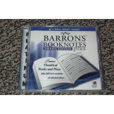 BARRONS BOOK NOTES DRAMA EDITION DRAMA CDROM [P/N 29BKDRM]