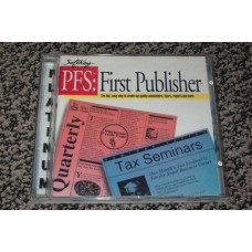 FIRST PUBLISHER, THE FAST, EASY WAY TO CREATE TOP QUALITY NEWSLETTERS, FLYERS, REPORTS AND MORE. CDROM [P/N 29FIRSTPUB]