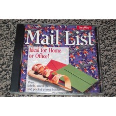 STEPWAYÖ MAIL LIST. PRINT LABELS, ENVELOPES AND POCKET PHONE BOOKS! CDROM [P/N 29MAILLIST]