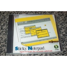 STICKY NOTEPAD - ORGANIZE YOUR THOUGHTS, IDEAS AND REMINDERS QUICKLY & EASILY CDROM [P/N 29STKPAD]