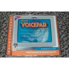 KURZWEIL VOICEPAD PLATINUM EDITION. DICTATE WORDS THROUGH A MIC AND SEE THEM BEING DISPLAYED AS IF YOU WERE TYPING THEM IN. CDROM [P/N 29VOICEPAD]