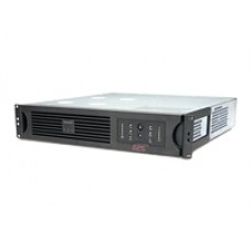 APC SMART-UPS- 1000VA/670W- INPUT 230V/OUTPUT 230V- INTERFACE PORT DB-9 RS-232- SMARTSLOT- USB- RACK HEIGHT 2 U - BLACK [P/N SUA1000RMI2U]