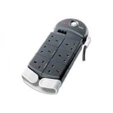 AMERICAN POWER CORPORATION SURGEARREST 6 OUTLETS PHONEPROTECTION 230 V [P/N PH6T3-UK]