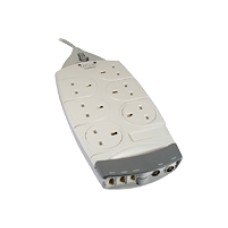 BELKIN 6 WAY SURGE PROTECTOR WITH A 2M POWER CORD - SPOILER SERIES [P/N F9S623UK2M]