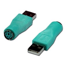 PS2 FEMALE TO USB A TYPE MALE ADAPTER OEM