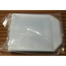 CD-WAL100 - PACK OF 100 PLASTIC CD WALLETS CLEAR