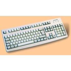 BEIGE PS2 CHERRY 108KEY KEYBOARD G83-6105LPQGB-0